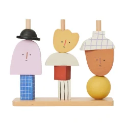 Flash Sale Jouet A Empiler Character Bois/ Bois Fsc - L 17 X H 20,6 Cm - Unisexe Jeux Et Loisirs