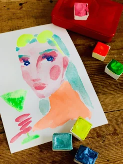 New Kit Se Lancer Dans L'Aquarelle Fibre Vegetale- Unisexe Jeux Et Loisirs