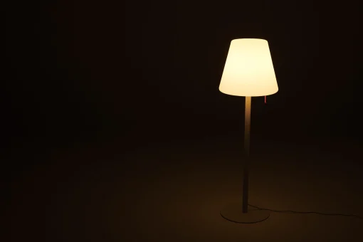 Online Lampadaire D'extérieur Edison The Giant Metal Plastique Beige Plastique & Metal Beige / H 182 Cm - Led - Unisexe Luminaires D'extérieur