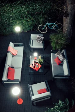 Clearance Lampadaire D'extérieur Sans Fil Mooon! Led Metal Plastique Vert / H 134 Cm - Bluetooth - Unisexe Luminaires D'extérieur
