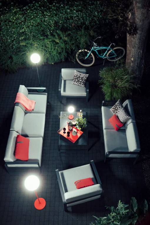 Clearance Lampadaire D'extérieur Sans Fil Mooon! Led Metal Plastique Vert / H 134 Cm - Bluetooth - Unisexe Luminaires D'extérieur