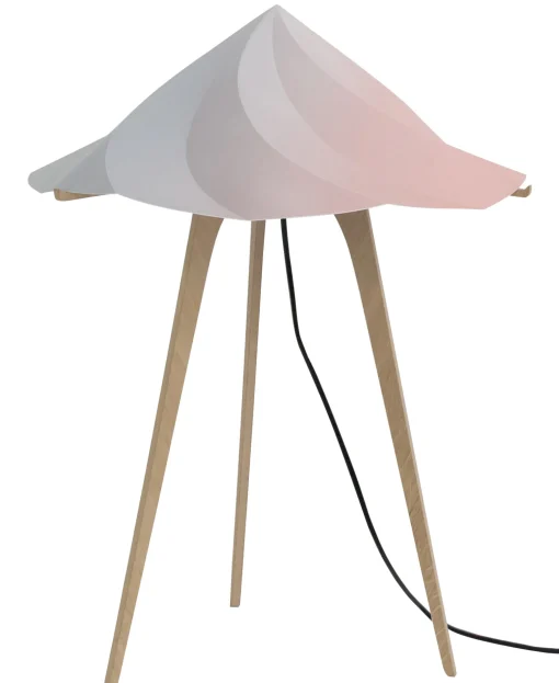 Clearance Lampe A Poser Chantilly Large Plastique Bois/ H 65 Cm - Unisexe Lampes De Sol