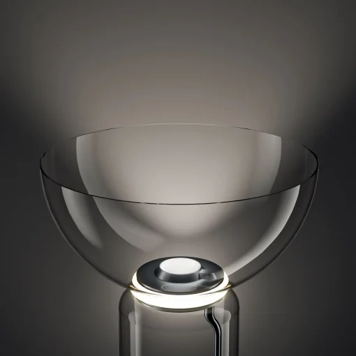 Outlet Lampe A Poser Noctambule Dome Verre/ Led - O 55 X H 190 Cm - Unisexe Lampes De Sol