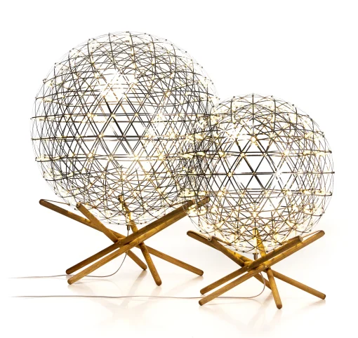 Best Lampe De Sol Raimond Tensegrity Metal / Led  - O 61 Cm - Unisexe Lampes De Sol