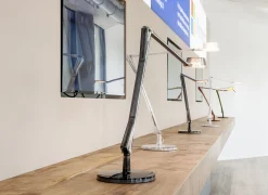 Best Lampe De Table Aledin Dec Led Plastique Gris / Diffuseur Rond - Unisexe Lampes De Bureau