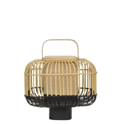 Flash Sale Lampe De Table Bamboo Square Smallbois Naturel / H 41 Cm - Unisexe Lampes De Sol