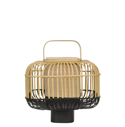 Flash Sale Lampe De Table Bamboo Square Smallbois Naturel / H 41 Cm - Unisexe Lampes De Sol