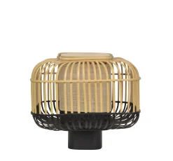 Flash Sale Lampe De Table Bamboo Square Smallbois Naturel / H 41 Cm - Unisexe Lampes De Sol