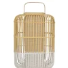 Online Lampe De Table Bamboo Square Largebois Naturel / H 65 Cm - Unisexe Lampes De Sol