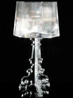 Flash Sale Lampe De Table Bourgie Plastique Transparent / H 68 A 78 Cm - Unisexe Luminaires Iconiques