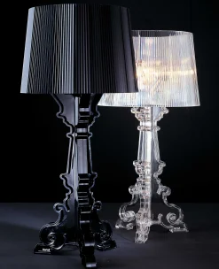 Flash Sale Lampe De Table Bourgie Plastique Transparent / H 68 A 78 Cm - Unisexe Luminaires Iconiques