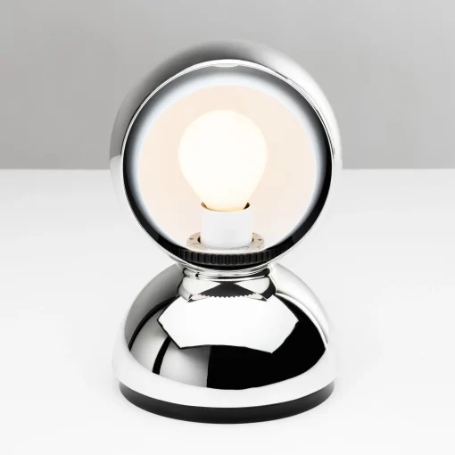 Sale Lampe De Table Eclisse Argent Metal / Edition Limitee 100Eme Anniversaire - Unisexe Luminaires Iconiques