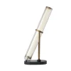 Discount Lampe De Table Frechin Led Verre Blanc / H 65 Cm - Marbre - Unisexe Lampes De Sol