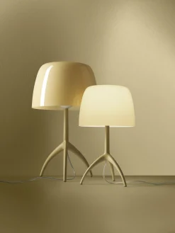 Fashion Lampe De Table Lumiere Nuances Grande Verre Jaune / H 45 Cm - Unisexe Luminaires Iconiques