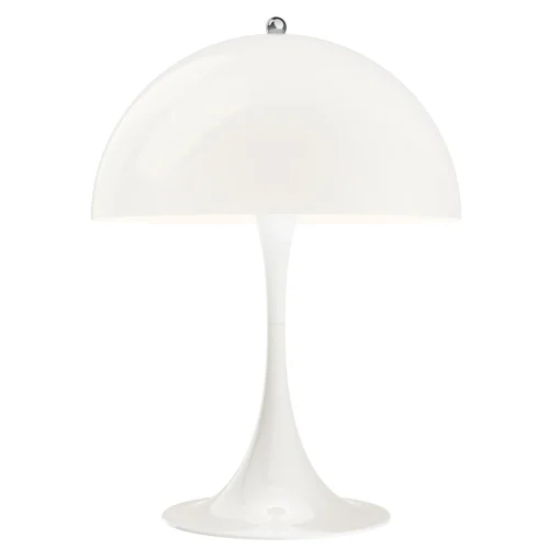 Store Lampe De Table Panthella 320 Plastique Blanc /  O 32 X H 43,8 Cm - Acrylique / Verner Panton, 1971 - Unisexe Luminaires Iconiques