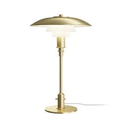 Shop Lampe De Table Ph 3/2 Verre Or Metal / 1927 - Laiton / Edition Limitee - Unisexe Lampes De Bureau