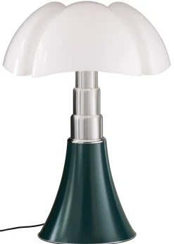 Outlet Lampe De Table Pipistrello Metal Plastique Vert / H 66 A 86 Cm - Unisexe Luminaires Iconiques