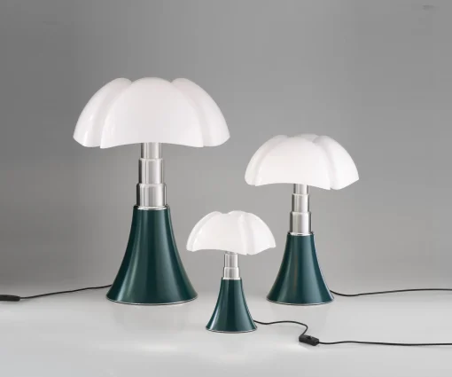 Outlet Lampe De Table Pipistrello Metal Plastique Vert / H 66 A 86 Cm - Unisexe Luminaires Iconiques