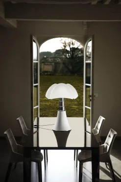 Outlet Lampe De Table Pipistrello Metal Plastique Vert / H 66 A 86 Cm - Unisexe Luminaires Iconiques