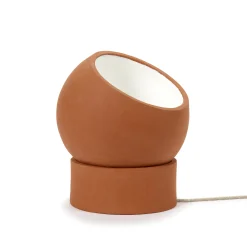 Best Sale Lampe De Table Terra Floor Ceramique Rouge Orange / - Terracotta / Spot Orientable - Unisexe Lampes De Sol
