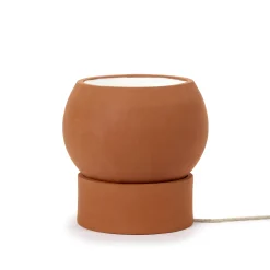 Best Sale Lampe De Table Terra Floor Ceramique Rouge Orange / - Terracotta / Spot Orientable - Unisexe Lampes De Sol
