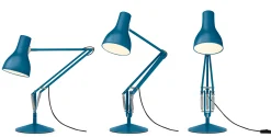 Store Lampe De Table Type 75 Metal Bleu / By Margaret Howell - Edition Limitee - Unisexe Lampes De Bureau