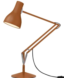 Best Sale Lampe De Table Type 75 Metal Orange Marron / By Margaret Howell - Unisexe Lampes De Bureau