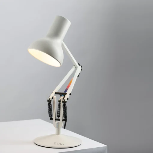 Sale Lampe De Table Type 75 Mini Metal Blanc / By Paul Smith - Edition N°6 - Unisexe Lampes De Bureau