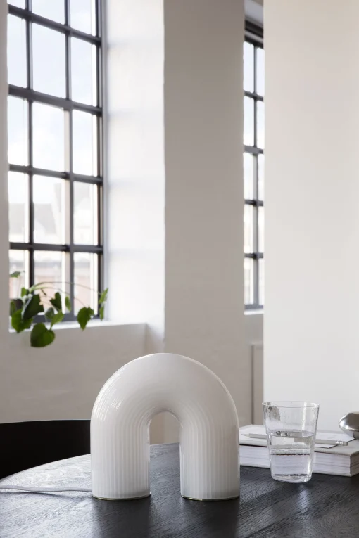 Cheap Lampe De Table Vuelta Led Verre Blanc / Verre Strie - Unisexe Led