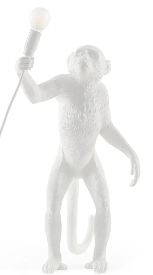 Discount Lampe D'extérieur Monkey Standing Plastique/ Outdoor - H 54 Cm - Unisexe Luminaires D'extérieur
