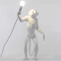 Discount Lampe D'extérieur Monkey Standing Plastique/ Outdoor - H 54 Cm - Unisexe Luminaires D'extérieur