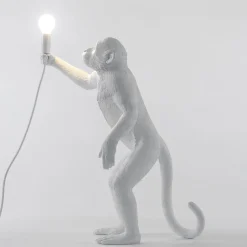 Discount Lampe D'extérieur Monkey Standing Plastique/ Outdoor - H 54 Cm - Unisexe Luminaires D'extérieur