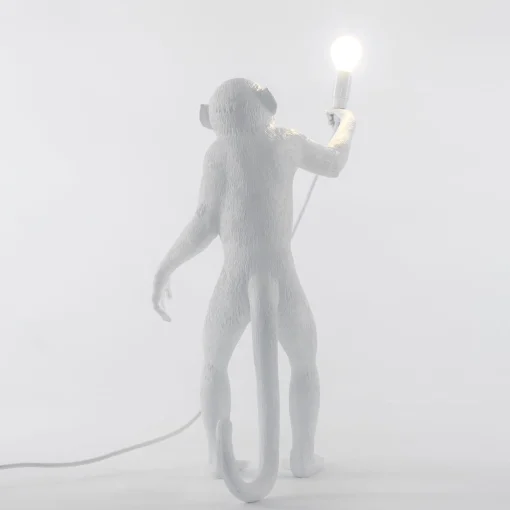 Discount Lampe D'extérieur Monkey Standing Plastique/ Outdoor - H 54 Cm - Unisexe Luminaires D'extérieur