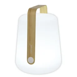 Clearance Lampe Exterieur Sans Fil Rechargeable Balad Bamboo Plastique Bois Naturel Plastique & Bois/ H 38 Cm - Usb - Unisexe Lampes Sans Fil