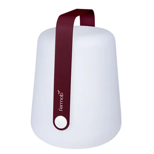 Fashion Lampe Exterieur Sans Fil Rechargeable Balad Large Led Plastique Rouge Plastique & Metal/ H 38 Cm - Usb - Unisexe Lampes Sans Fil