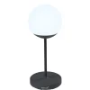 Fashion Lampe Exterieur Sans Fil Rechargeable Mooon! Led Metal Plastique Noir / H 63 Cm - Bluetooth - Unisexe Terrasses Et Balcons