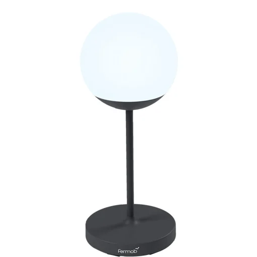 Fashion Lampe Exterieur Sans Fil Rechargeable Mooon! Led Metal Plastique Noir / H 63 Cm - Bluetooth - Unisexe Terrasses Et Balcons
