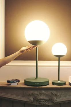 Fashion Lampe Exterieur Sans Fil Rechargeable Mooon! Led Metal Plastique Noir / H 63 Cm - Bluetooth - Unisexe Terrasses Et Balcons