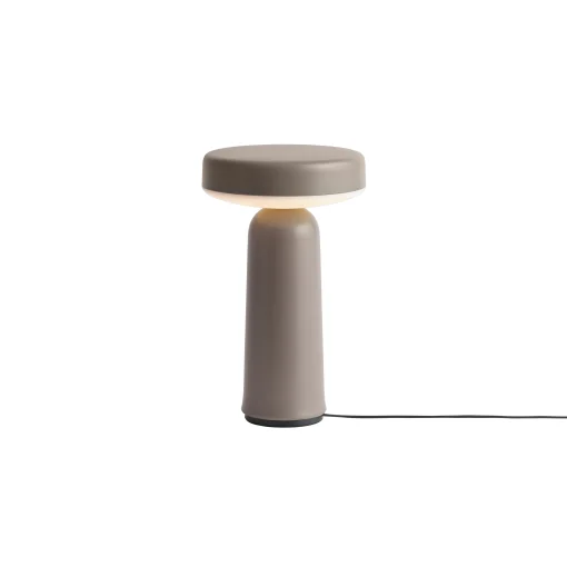 Online Lampe Exterieur Sans Fil Rechargeable Ease Plastique Beige / O 13 X H 21,5 Cm - Unisexe Luminaires D'extérieur