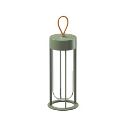 Sale Lampe Exterieur Sans Fil Rechargeable In Vitro Unplugged Led Metal Verre Vert Verre & Metal/ By Starck - Unisexe Luminaires D'extérieur