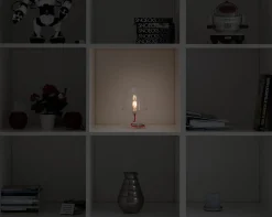 Outlet Lampe Sans Fil Rechargeable Transloetje Plastique Transparent / Led - O 16 X H 25 Cm - Unisexe Lampes Sans Fil