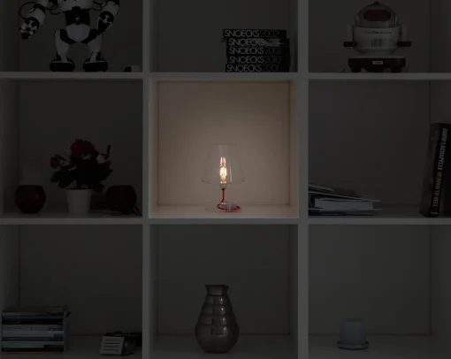 Outlet Lampe Sans Fil Rechargeable Transloetje Plastique Transparent / Led - O 16 X H 25 Cm - Unisexe Lampes Sans Fil
