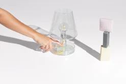 Clearance Lampe Sans Fil Rechargeable Transloetje Soap Led Plastique Transparent / O 16 X H 25 Cm - Unisexe Lampes Sans Fil
