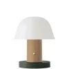 Shop Lampe Sans Fil Rechargeable Setago  Jh27 Plastique Vert Beige / By Jaime Hayon - Unisexe Lampes Sans Fil
