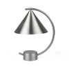 Cheap Lampe Sans Fil Rechargeable Meridian Gris Argent Metal / Metal - H 26 Cm - Unisexe Lampes De Bureau