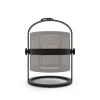 Online Lampe Solaire D'extérieur La Lampe Petite Led Metal Tissu Gris Noir Tissu Beife Clair / Hybride & Connectee - Structure Charbon - Unisexe Led