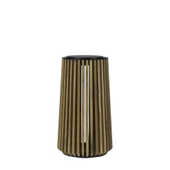 Best Sale Lampe Solaire D'extérieur Maya Large Bois Naturel / O 28 X H 48 Cm - Teck Recycle - Unisexe Luminaires D'extérieur