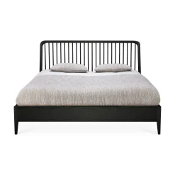Best Lit Double Spindle Bois / Pour Matelas 180 X 200 Cm - Chene Massif - Unisexe Lits