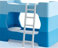 Best Sale Lits Superposes Bunky Plastique/Avec Echelle - Sans Matelas - 81 X 171 Cm - Unisexe Lits