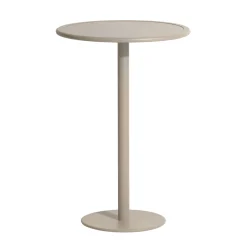 Discount Mange-Debout Week-End Metal Beige / O 70 X H 105 Cm - Aluminium - Unisexe Tables Hautes Et Bars D'extérieur